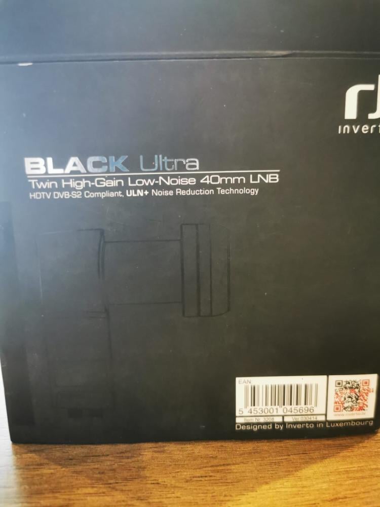 عدسه انفرتو 2 مخرج – INVERTO Ultra Twin Dual Output Satellite LNB Black
