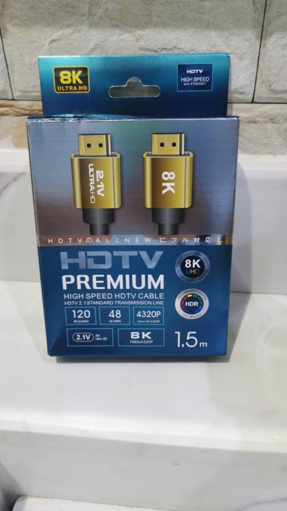 كيبل اتش دي 1.5متر HDMI CABLE 1.5 8k