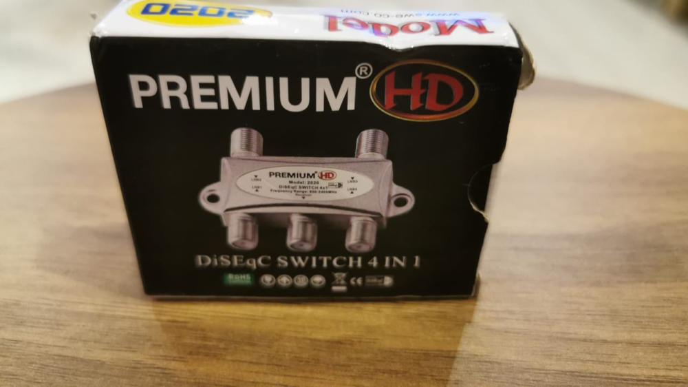قسام دايزك سوتش بريميوم أربعة مداخل  DiseqC Premium