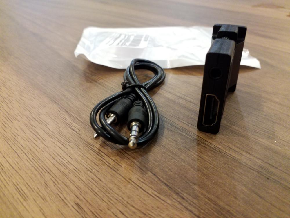 تحويلة من VGA الى HDMI مع كيبل صوت