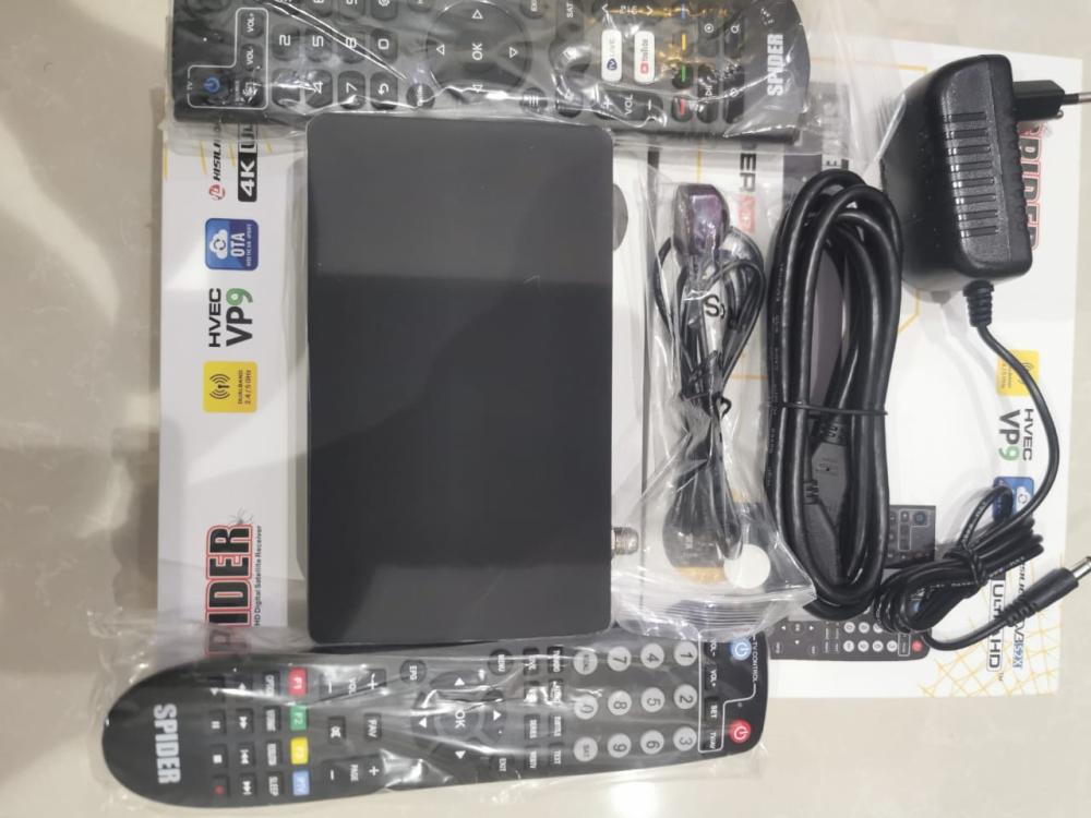 رسيفر سبايدر ڤي آي بي فوركيه فايف جي SPIDER VIP 4K 5G