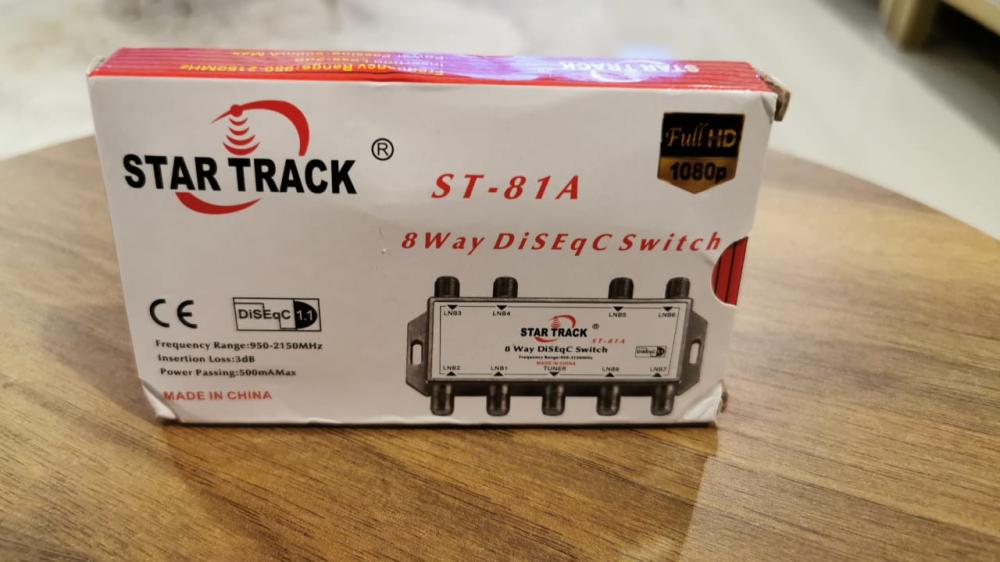 قسام دايزك سوتش ستار تراك DiseqC STAR TRACK ثمانية اقمار