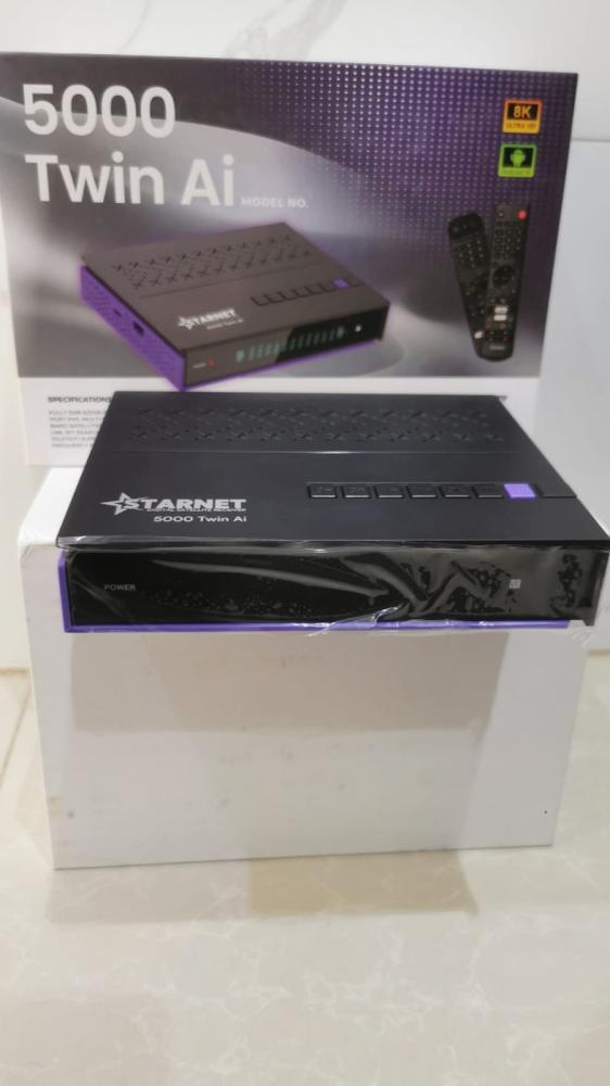 رسيفر ستارنت 5000 توين بلس فوركيه اندرويد STARNET 5000 TWIN PLUS 4K ANDROID