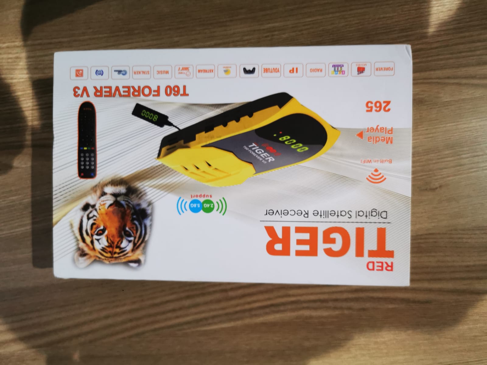 Tiger T60 Forever Receiver V3 Full HD 5G