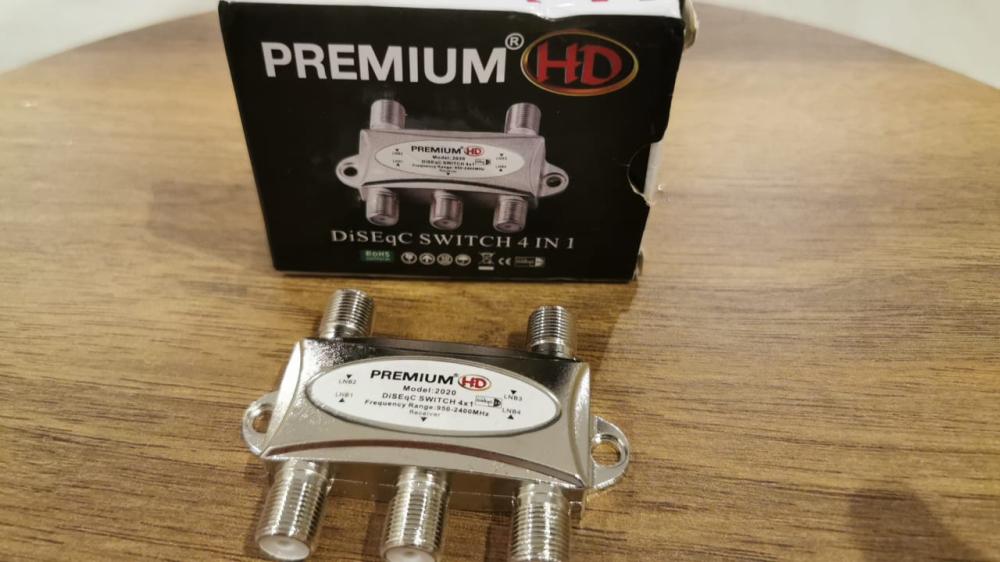 قسام دايزك سوتش بريميوم أربعة مداخل  DiseqC Premium