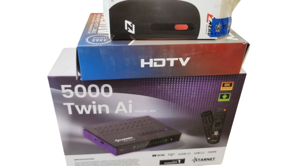 رسيفر ستارنت 5000 توين بلس فوركيه اندرويد STARNET 5000 TWIN PLUS 4K ANDROID