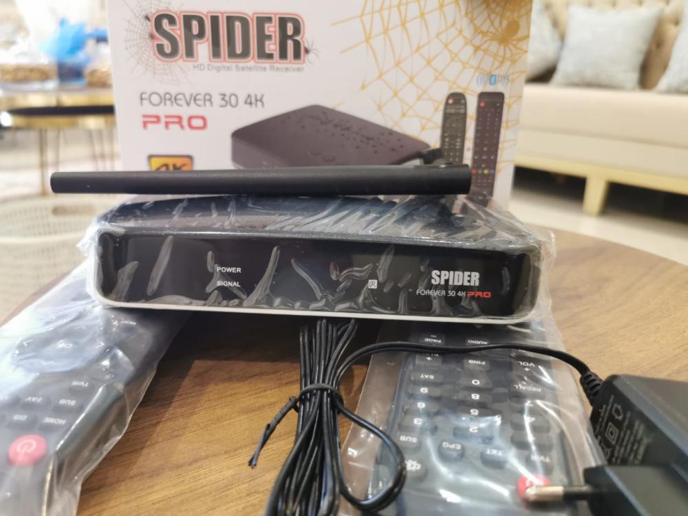 رسيفر سبايدر فورايفر  30 برو 4 كي spider forever 30 4k pro  صناعة اردنية