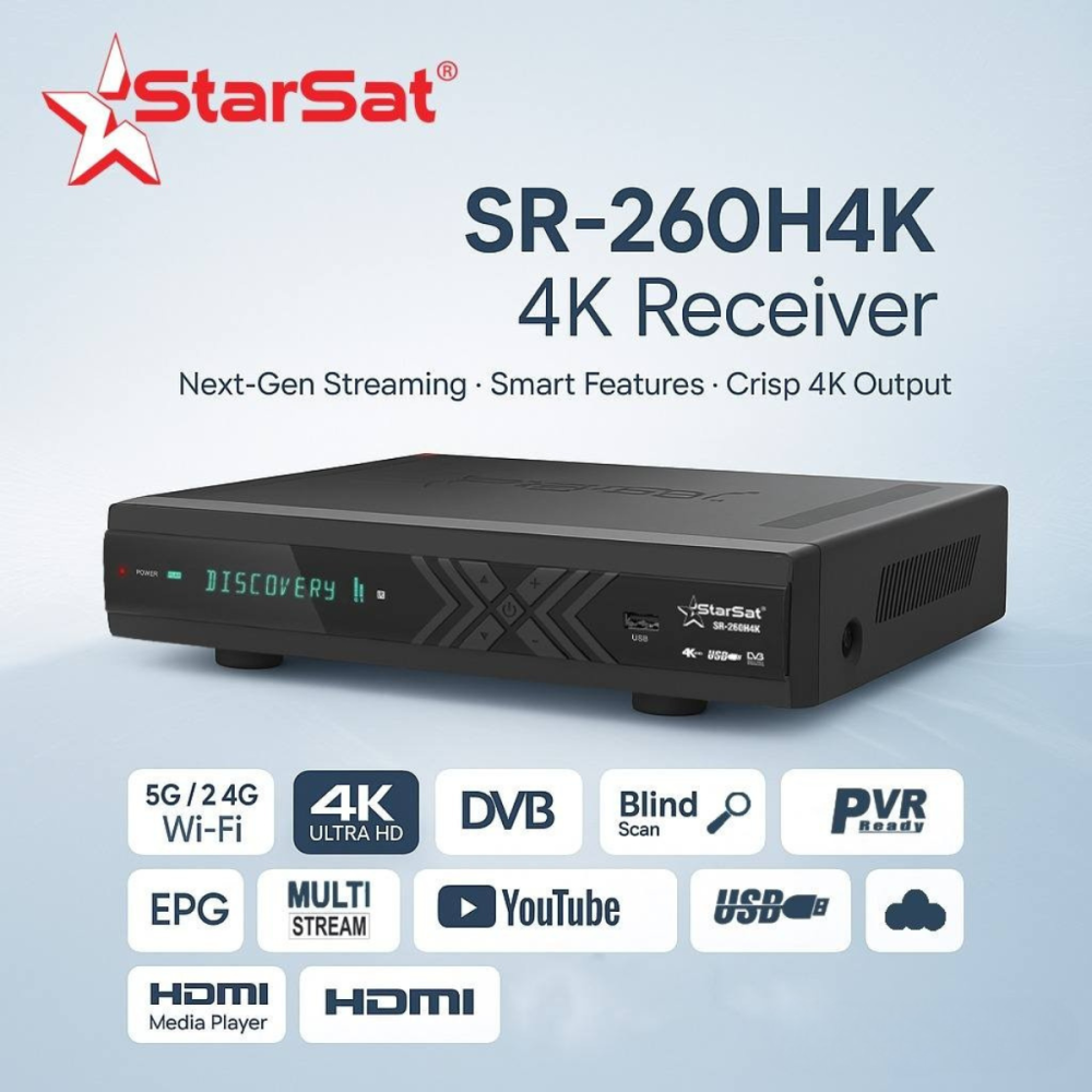 رسيفر  SR-260H 4K 5G UHD