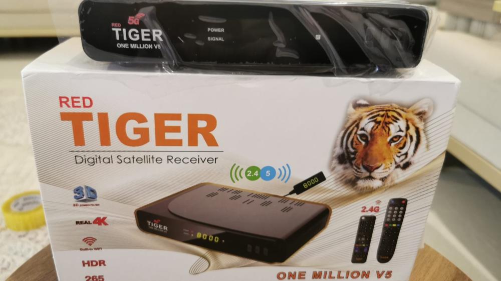 رسيفر تايجر ون مليون الاصدار الخامس فوركيه Tiger One Million V5 4K