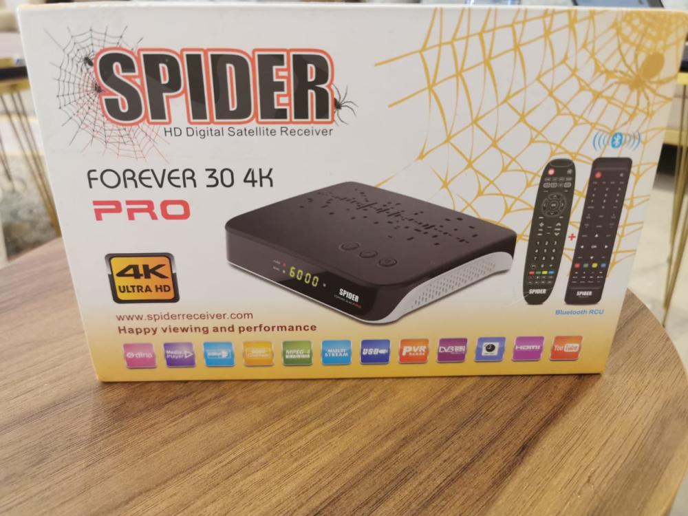 رسيفر سبايدر فورايفر  30 برو 4 كي spider forever 30 4k pro  صناعة اردنية