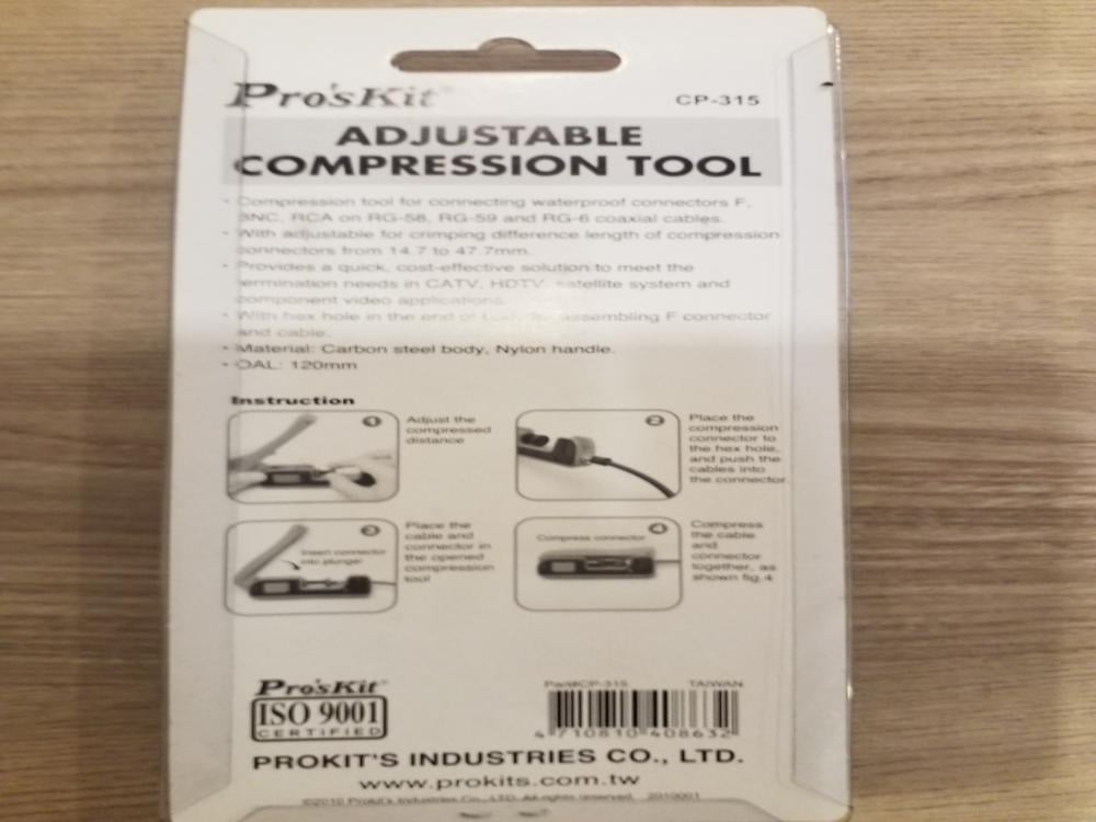 أداة ضغط وتركيب الكونتر Adjustable Compression Tool