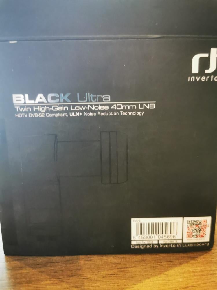 عدسه انفرتو 2 مخرج – INVERTO Ultra Twin Dual Output Satellite LNB Black