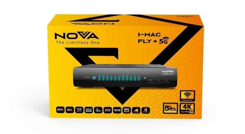 رسيفر نوفا اي ماك  فلاي 5G الجديد  NOVA FLY IMAC 5G
