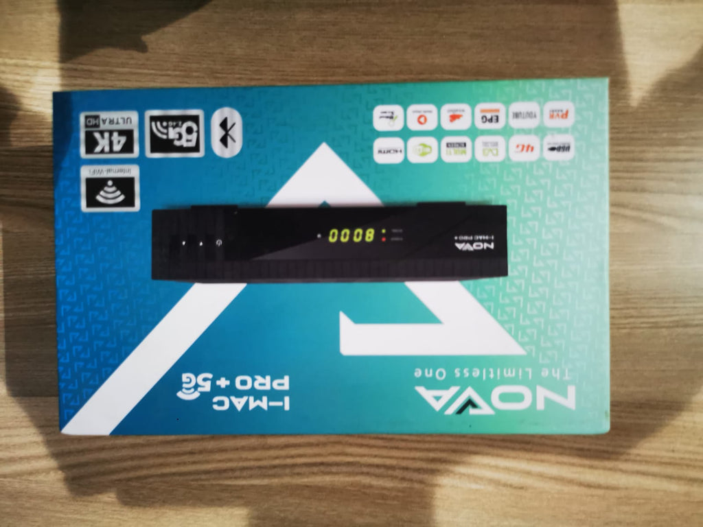 NOVA I-MAC PRO + 4K 5G Receiver NOVA I-MAC PRO + 4K 5G Receiver. Specifications: 1- Ali 2661 Processor, one of the most powerful processors from the Taiwanese company ACER.