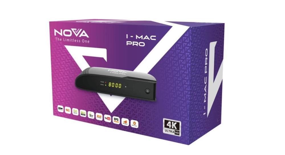 NOVA I MAL 4K 4G رسيفر نوفا ايماك 4k برو