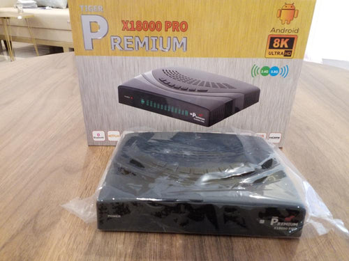 PREMIUM HD X18000 ANDROID HYBRID OTT BOX بريميوم x18000 pro