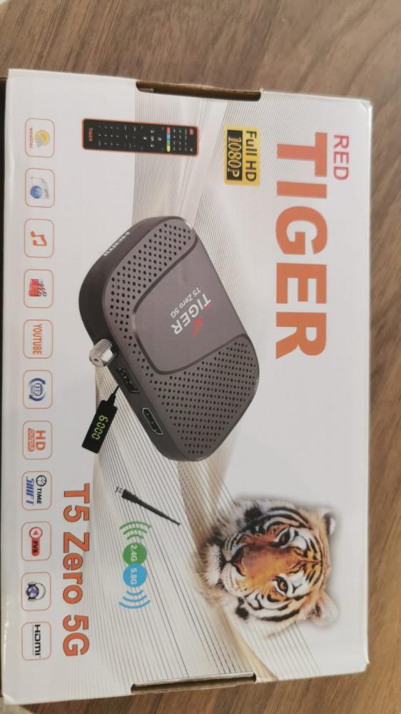 رسيفر تايجر تي 5 زيرو فل اتش دي فايف جي TIGER T5 Zero Full HD 5G
