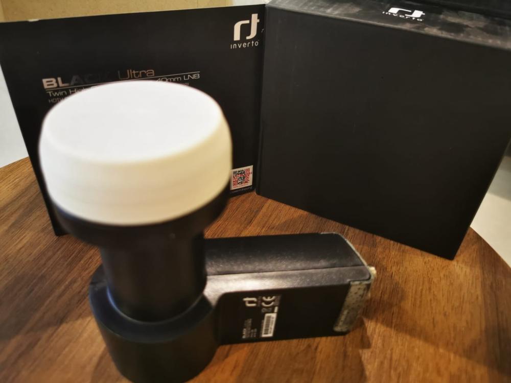 عدسه انفرتو 2 مخرج – INVERTO Ultra Twin Dual Output Satellite LNB Black