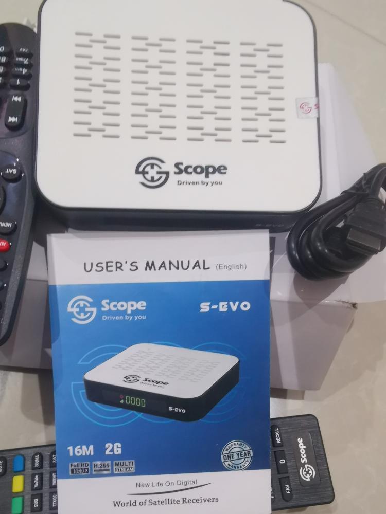 رسيفر سكوب مستعمل scope s-evo ناشير