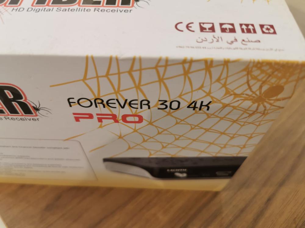 رسيفر سبايدر فورايفر  30 برو 4 كي spider forever 30 4k pro  صناعة اردنية
