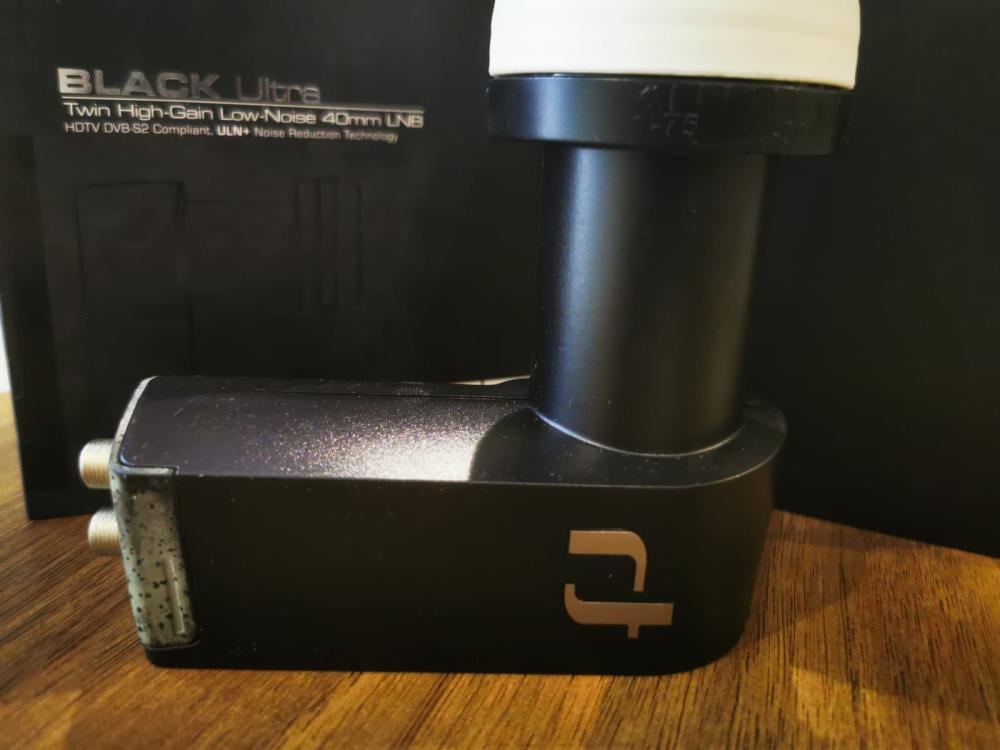 عدسه انفرتو 2 مخرج – INVERTO Ultra Twin Dual Output Satellite LNB Black