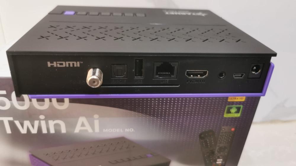 رسيفر ستارنت 5000 توين بلس فوركيه اندرويد STARNET 5000 TWIN PLUS 4K ANDROID