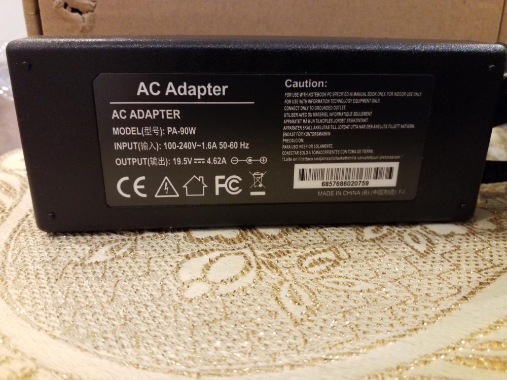 شاحن لابتوب ديل 90 وات Charger laptop 90 wat
